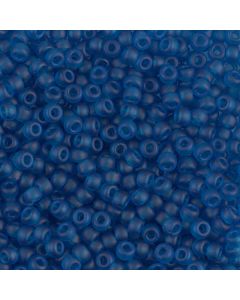 Miyuki Rocailles 8/0 0149F Matte Transparent Capri Blue