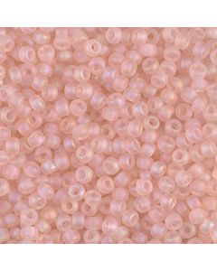 Miyuki Rocailles 8/0 0155FR Matte Transparent Peach AB