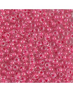 Miyuki Rocailles 8/0 0208 Carnation Pink Lined Crystal