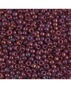 Miyuki Rocailles 8/0 0313 Cranberry Gold Luster