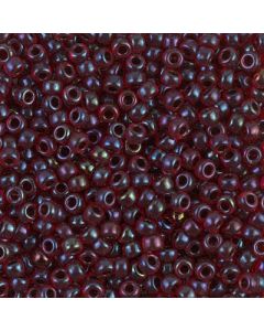 Miyuki Rocailles 8/0 0367 Inside Dyed Color Ruby Garnet