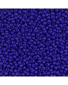 Miyuki Rocailles 8/0 0414F Matte Opaque Cobalt