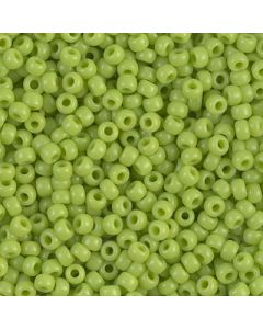 Miyuki Rocailles 8/0 0416 Opaque Lime Green