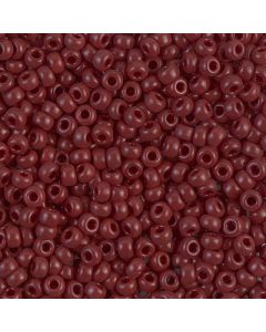 Miyuki Rocailles 8/0 0419 Opaque Chocolate Brown