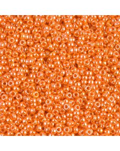 Miyuki Rocailles 8/0 0423 Opaque Luster Mandarin Orange