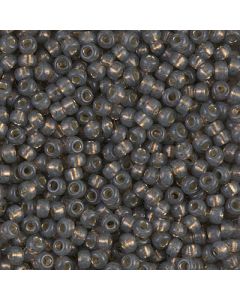 Miyuki Rocailles 8/0 0650 Opal Silver Lined Dyed Granite Grey