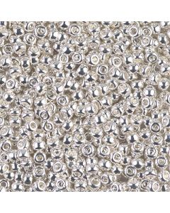 Miyuki Rocailles 8/0 0961 Bright Sterling Silver Plated