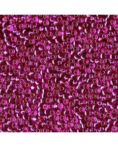 Miyuki Rocailles 8/0 1340 Silver Lined Dyed Bright Fuchsia