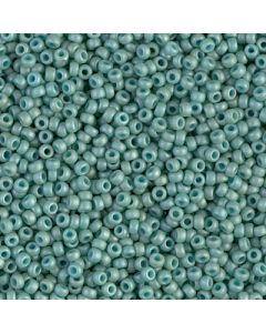 Miyuki Rocailles 8/0 2028 Matte Opaque Sea Foam Glazed Luster