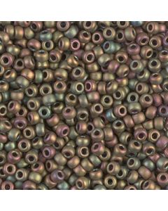 Miyuki Rocailles 8/0 2035 Matte Opaque Luster Bronze AB