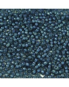Miyuki Rocailles 8/0 2256 Fancy Inside Dyed Teal Dark Blue