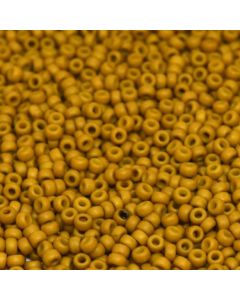 Miyuki Rocailles 8/0 2312 Matte Opaque Mustard