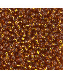 Miyuki Rocailles 8/0 2422 Silver Lined Topaz