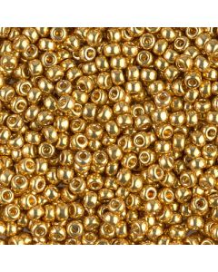 Miyuki Rocailles 8/0 4202 Duracoat® Galvanized Gold
