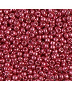 Miyuki Rocailles 8/0 4211 Duracoat® Galvanized Light Cranberry