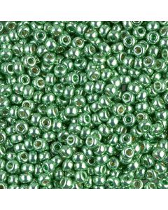 Miyuki Rocailles 8/0 4214 Duracoat® Galvanized Dark Mint Green