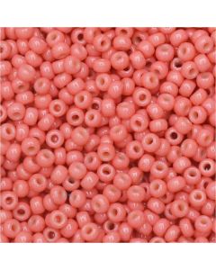 Miyuki Rocailles 8/0 4464 Duracoat® Dyed Opaque Light Watermelon