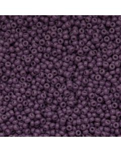 Miyuki Rocailles 8/0 4489 Duracoat® Dyed Opaque Dark Orchid