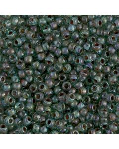 Miyuki Rocailles 8/0 4506 Transparent Olivine Picasso
