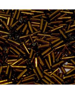 Miyuki Bugles 3mm 0005 Silver Lined Amber