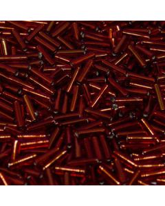Miyuki Bugles 3mm 0011 Silver Lined Ruby