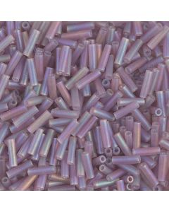 Miyuki Bugles 3mm 0142FR Matte Transparent Lilac AB