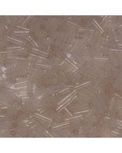 Miyuki Bugles 3mm 0155 Transparent Pink Mist