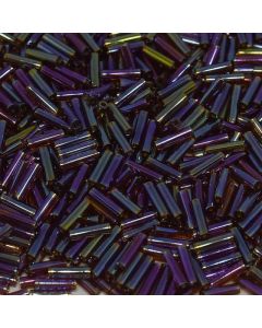Miyuki Bugles 3mm 0257 Transparent Amber AB