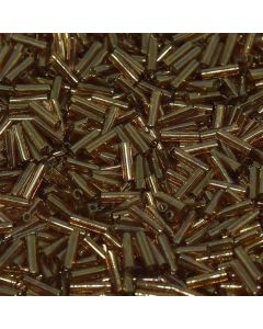Miyuki Bugles 3mm 0310 Transparent Gold Luster Light Brown