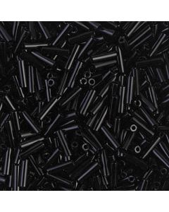 Miyuki Bugles 3mm 0401 Opaque Black