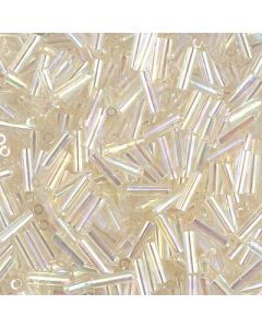 Miyuki Bugles 3mm 2442 Transparent Light Golden Crystal AB