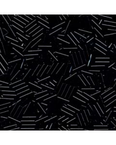 Miyuki Bugles 6mm 0074 Black Opaque