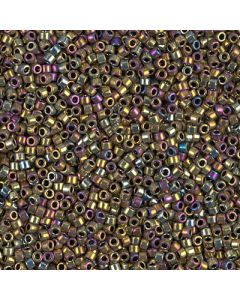 Miyuki Delica 11/0 DB0029 Metallic Golden Olive Iris