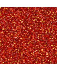 Miyuki Delica 11/0 DB0043 Silver Lined Flame Red