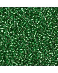 Miyuki Delica 11/0 DB0046 Silver Lined Green