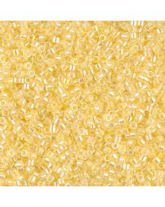Miyuki Delica 11/0 DB0053 Light Yellow Lined Crystal
