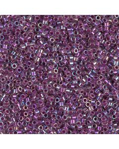 Miyuki Delica 11/0 DB0056 Raspberry Lined Crystal