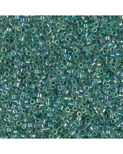 Miyuki Delica 11/0 DB0060 Lime Lined Crystal AB