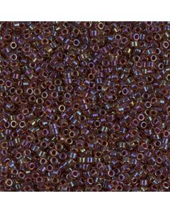 Miyuki Delica 11/0 DB0061 Purple Lined Light Topaz Luster