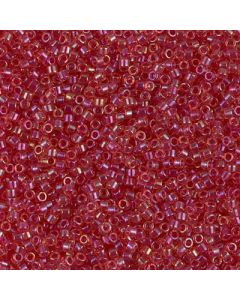 Miyuki Delica 11/0 DB0062 Light Cranberry Topaz Luster