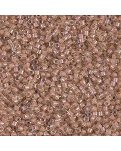 Miyuki Delica 11/0 DB0069 Blush Lined Crystal AB