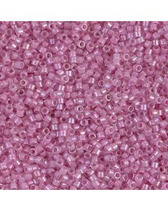 Miyuki Delica 11/0 DB0072 Orchid Lined Crystal Luster