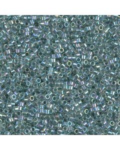 Miyuki Delica 11/0 DB0084 Sea Foam Lined Crystal AB