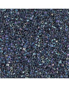 Miyuki Delica 11/0 DB0086 Noir Lined Crystal AB