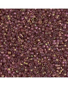 Miyuki Delica 11/0 DB0103 Dark Topaz Rainbow Gold Luster