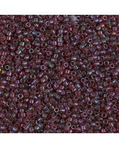 Miyuki Delica 11/0 DB0104 Claret Rainbow Gold Luster