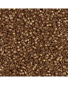 Miyuki Delica 11/0 DB0115 Dark Topaz Gold Luster