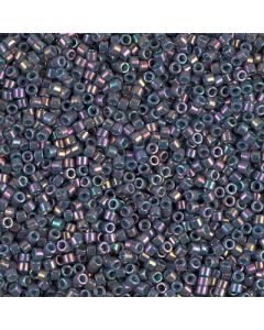 Miyuki Delica 11/0 DB0134 Opaque Purple Gray Rainbow Luster