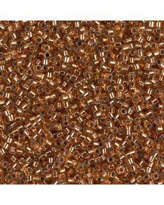 Miyuki Delica 11/0 DB0181 Copper Lined Pale Amber