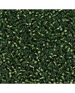 Miyuki Delica 11/0 DB0182 Silver Lined Jade Green